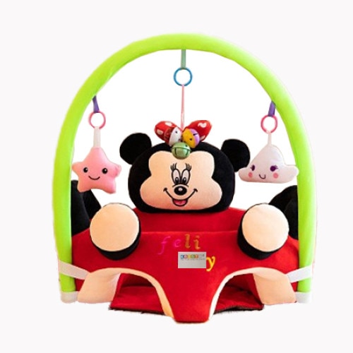 Fotoliu maxi din plus cu spatar si arcada Minnie Mouse - Krista®