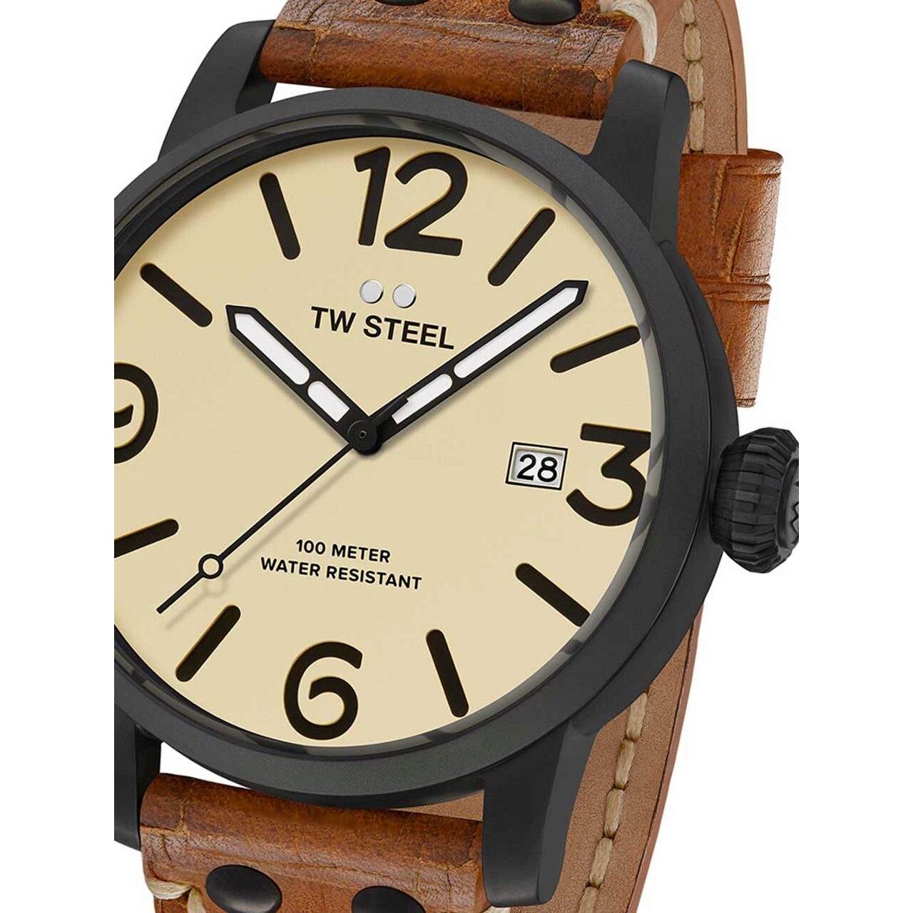 Ceas barbatesc TW-Steel MS42 Maverick 48mm, 10ATM, Negru