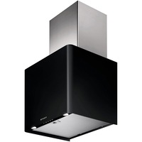 Hota incorporabila decorativa Faber LITHOS EG6 BK LED A45, Putere de absorbtie 580 mc/h, Iluminare LED, 60 cm, Negru