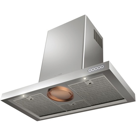 Hota incorporabila decorativa Faber LUFT X A90 FABER, Putere de absorbtie 720 mc/h, 1 motor, Touch control, Iluminare LED, Steam OFF, 90 cm, Inox