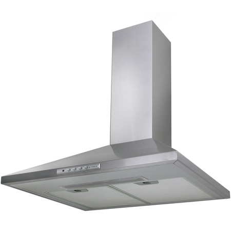 Hota incorporabila decorativa Faber VALUE PB X A90, Putere de absorbtie 430 mc/h, 1 motor, Iluminare LED, 90 cm, Inox