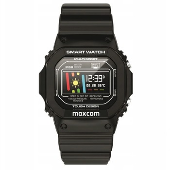 Bratara fitness MaxCom FW22 Classic, silicon, Black Bratara fitness MaxCom FW22 Classic, silicon, Black