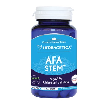 Supliment alimentar Afa Stem+ Herbagetica, 60 capsule Supliment alimentar Afa Stem+ Herbagetica, 60 capsule