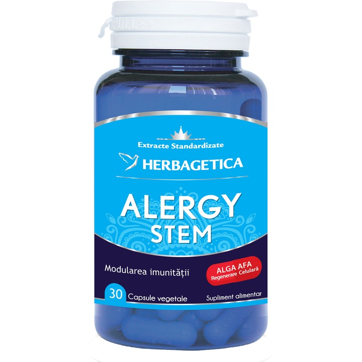 Supliment alimentar Alergy Stem Cps Vegetale Herbagetica, 30 capsule