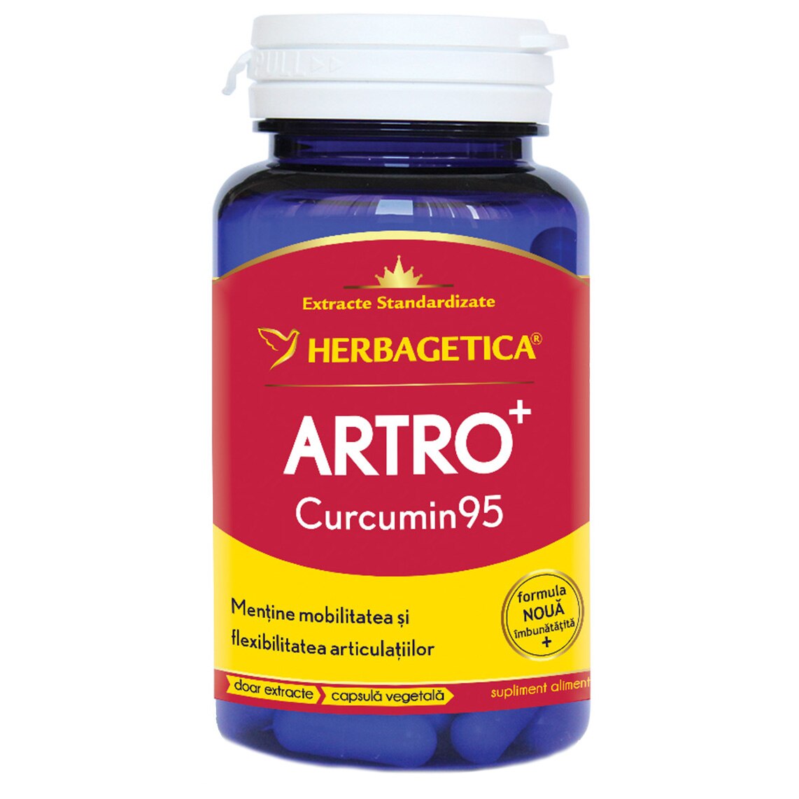 Supliment alimentar Artro + Curcumin 95 Herbagetica, 30 capsule