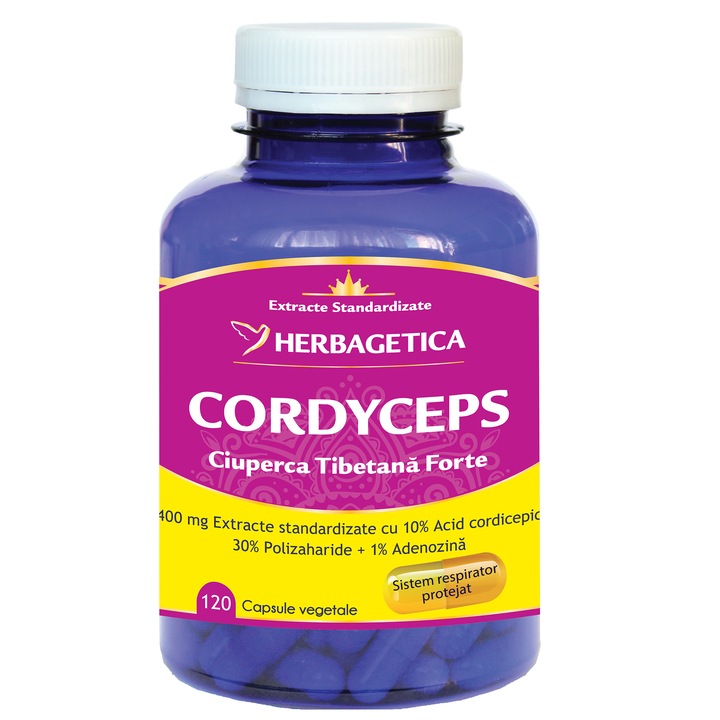 Supliment Alimentar Cordyceps Forte 10/30/1, 120 capsule