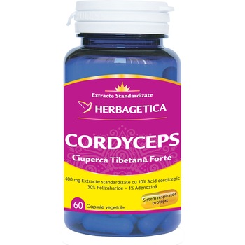 Supliment Alimentar Cordyceps Forte 10/30/1, 60 capsule Supliment Alimentar Cordyceps Forte 10/30/1, 60 capsule