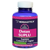 Detox Suplu, 120 capsule, Herbagetica