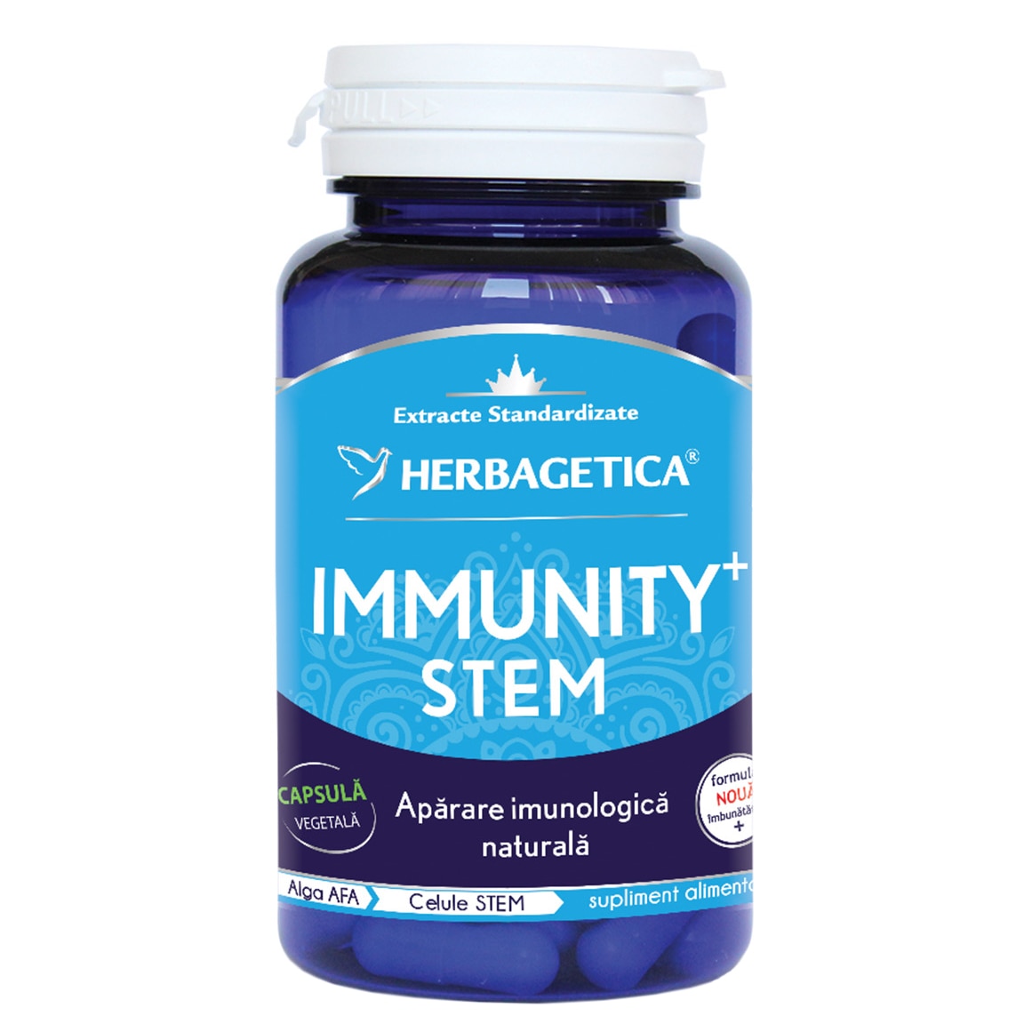 Supliment Alimentar Immunity + Stem Herbagetica, 60 capsule