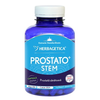 Supliment Alimentar Prostato + Stem Herbagetica, 120 capsule Supliment Alimentar Prostato + Stem Herbagetica, 120 capsule