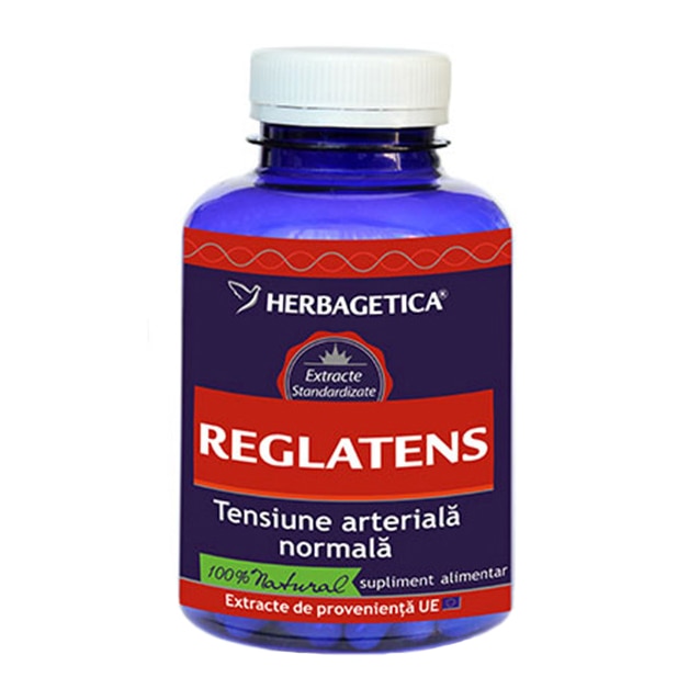 Supliment Alimentar Reglatens Herbagetica, 120 capsule
