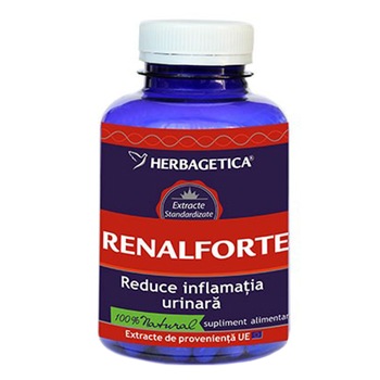 Supliment Alimentar Renal Forte Herbagetica, 120 capsule Supliment Alimentar Renal Forte Herbagetica, 120 capsule