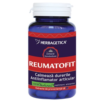 Supliment Alimentar Reumatofit Herbagetica, 120 capsule Supliment Alimentar Reumatofit Herbagetica, 120 capsule