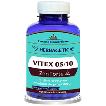 Supliment Alimentar Vitex Zen Forte Herbagetica, 30 capsule Supliment Alimentar Vitex Zen Forte Herbagetica, 30 capsule
