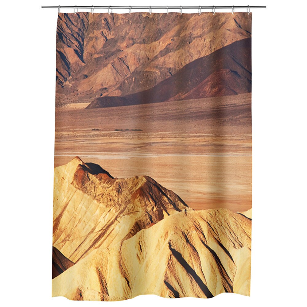 Perdea Dus, Cada, pentru Baie, Heartwork, Dune de nisip, Model Multicolor, Decoratiuni Baie, 150 x 200 cm