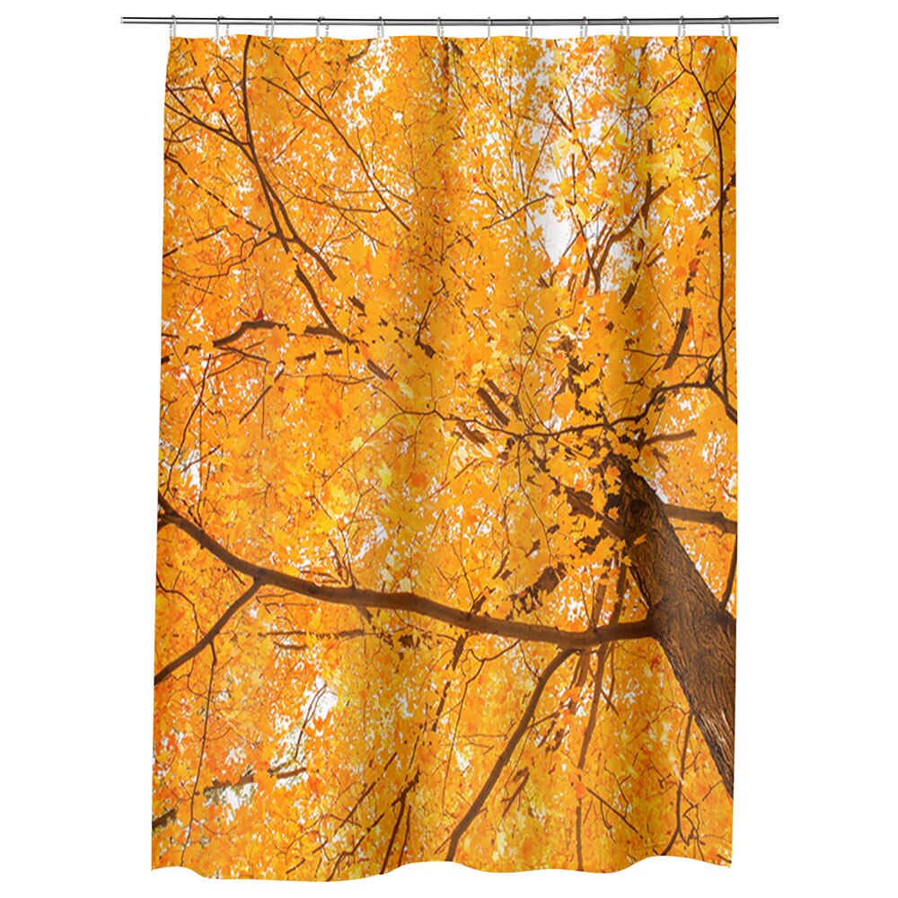 Perdea Dus, Cada, pentru Baie, Heartwork, Coroana galbena, Model Multicolor, Decoratiuni Baie, 150 x 200 cm
