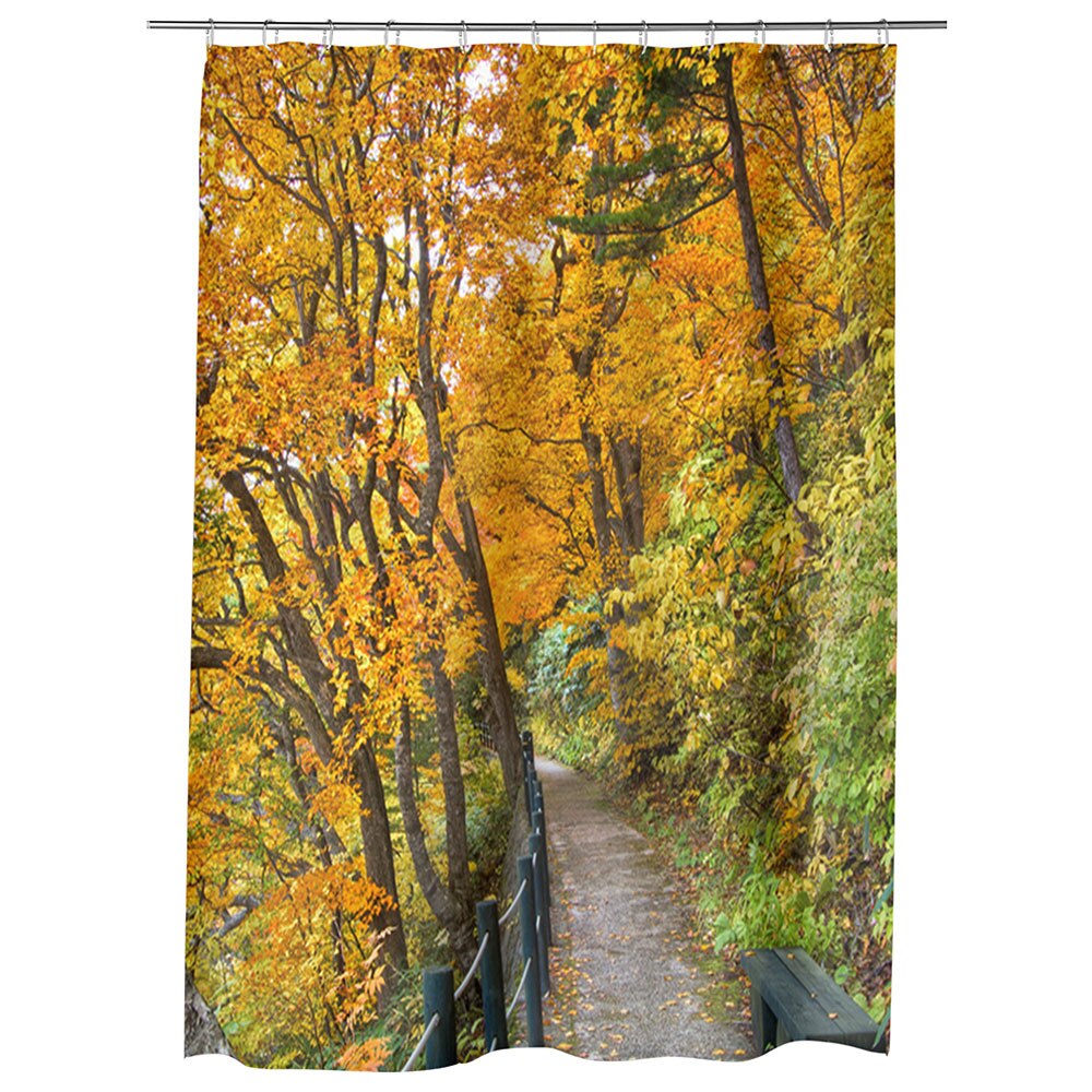 Perdea Dus, Cada, pentru Baie, Heartwork, Poteca lunga, Model Multicolor, Decoratiuni Baie, 150 x 200 cm