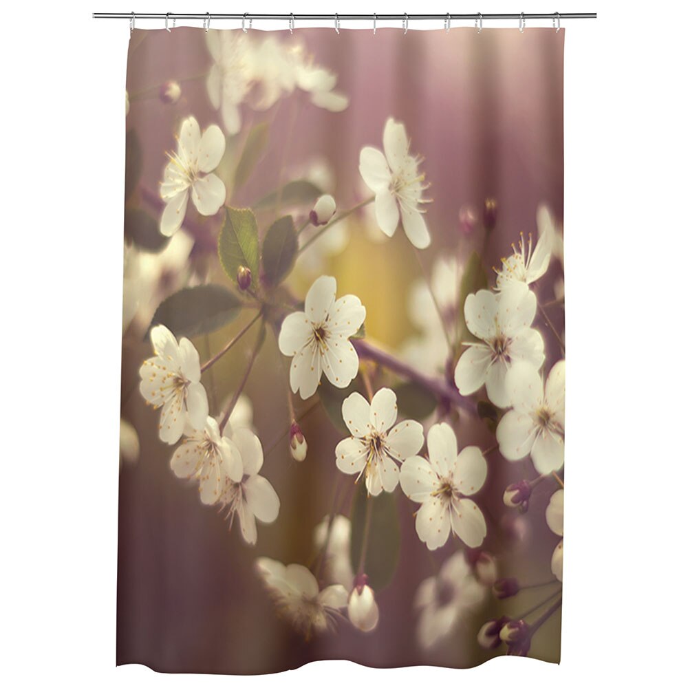 Perdea Dus, Cada, pentru Baie, Heartwork, Macro, Model Multicolor, Decoratiuni Baie, 150 x 200 cm