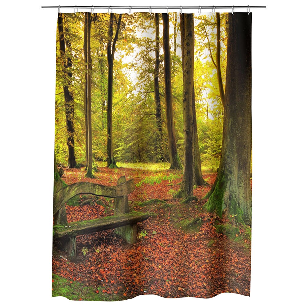 Perdea Dus, Cada, pentru Baie, Heartwork, Covor rosiatic, Model Multicolor, Decoratiuni Baie, 150 x 200 cm