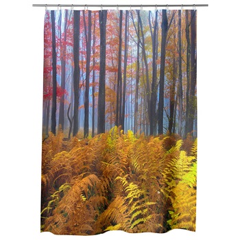 Perdea Dus, Cada, pentru Baie, Heartwork, Veriga in padure, Model Multicolor, Decoratiuni Baie, 150 x 200 cm Perdea Dus, Cada, pentru Baie, Heartwork, Veriga in padure, Model Multicolor, Decoratiuni Baie, 150 x 200 cm