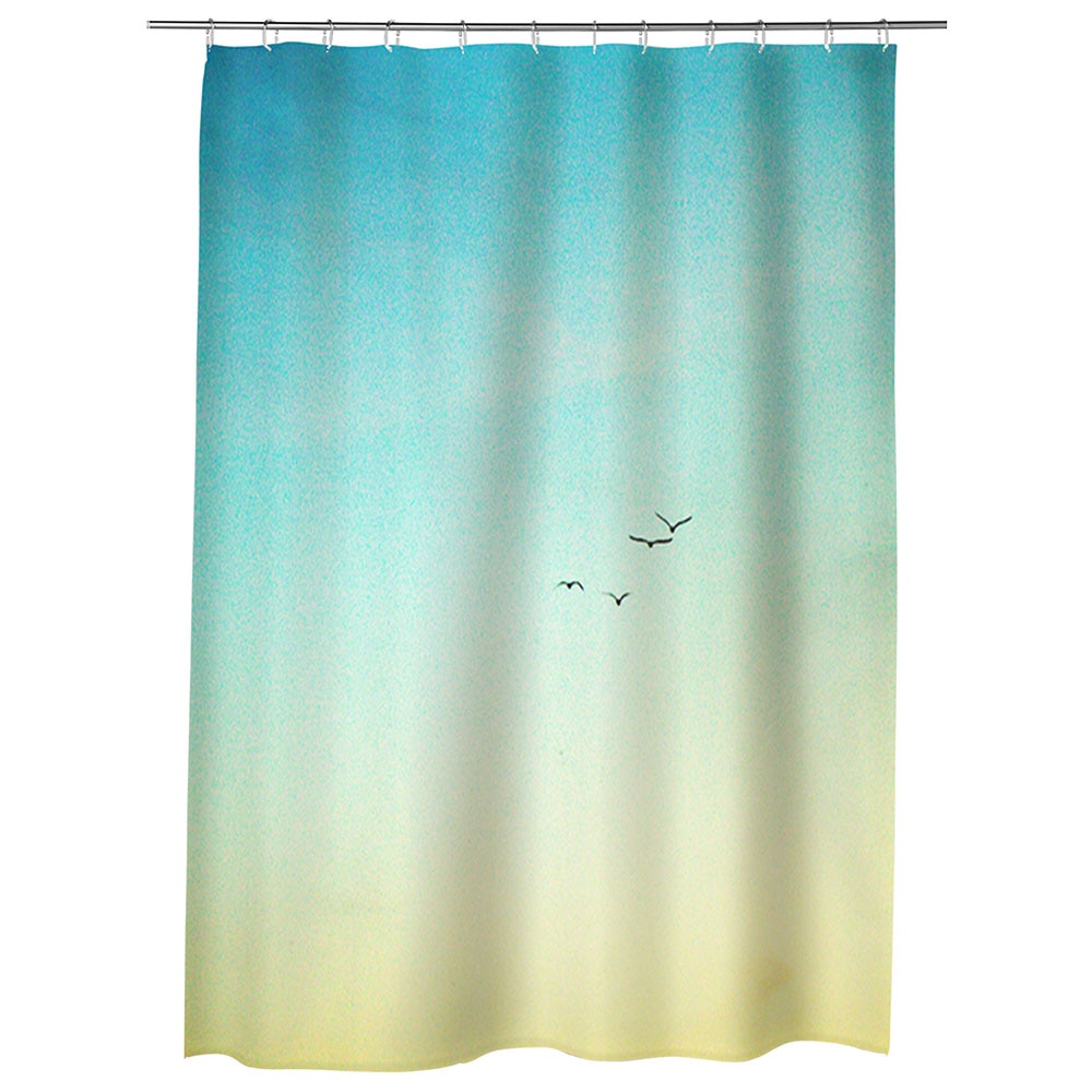 Perdea Dus, Cada, pentru Baie, Heartwork, In zare, Model Multicolor, Decoratiuni Baie, 150 x 200 cm