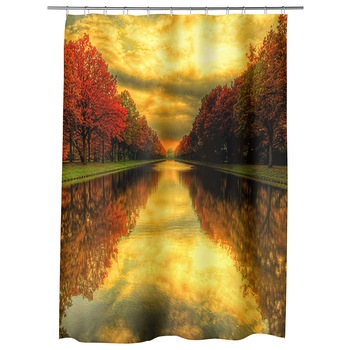 Perdea Dus, Cada, pentru Baie, Heartwork, Capat de perspectiva, Model Multicolor, Decoratiuni Baie, 150 x 200 cm Perdea Dus, Cada, pentru Baie, Heartwork, Capat de perspectiva, Model Multicolor, Decoratiuni Baie, 150 x 200 cm