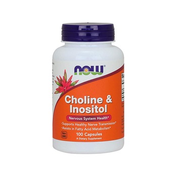 Supliment nutritiv Now Foods Choline & Inositol cu colina si inositol, 100 de capsule vegetale Supliment nutritiv Now Foods Choline & Inositol cu colina si inositol, 100 de capsule vegetale