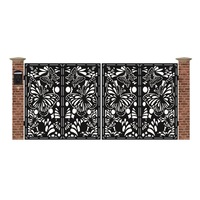 poarta acces auto mare din tabla debitata cu plasma butterfly 3900x1940 mm imagen 23_0_
0