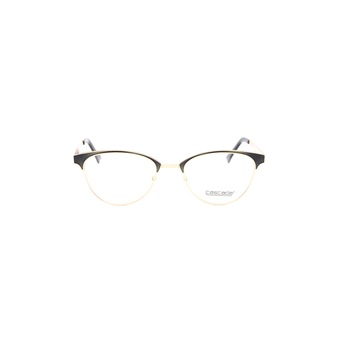 Rame ochelari de vedere, Cascada, Dama, MINO P02, 50mm, Auriu/Negru Rame ochelari de vedere, Cascada, Dama, MINO P02, 50mm, Auriu/Negru