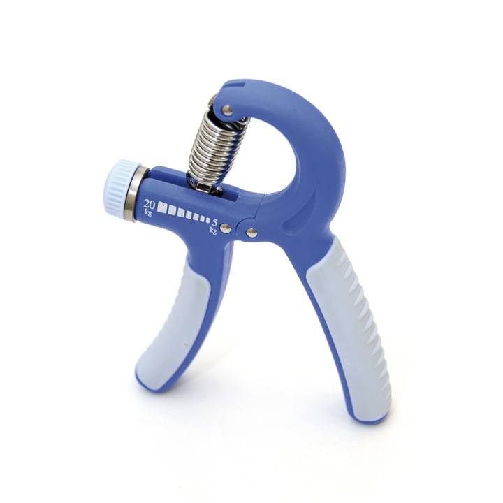 Dispozitiv pentru antrenarea si recuperarea mainii, albastru, nivel de rezistenta reglabil individual - Sissel Hand Grip