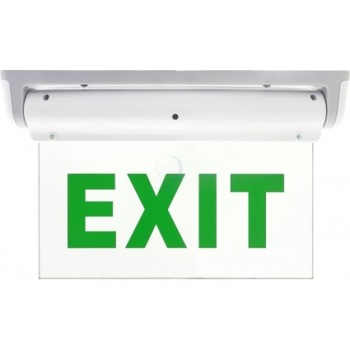 Lampa Exit Permanenta , 1.8W , 5 LED , IP20 , Novelite , Alb Lampa Exit Permanenta , 1.8W , 5 LED , IP20 , Novelite , Alb