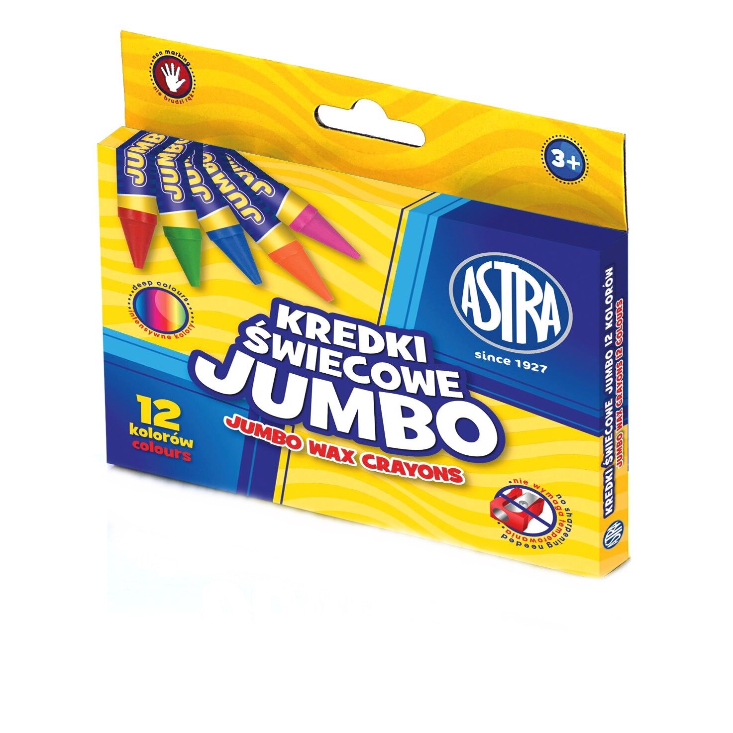 Creioane cerate Astra, 12 culori
