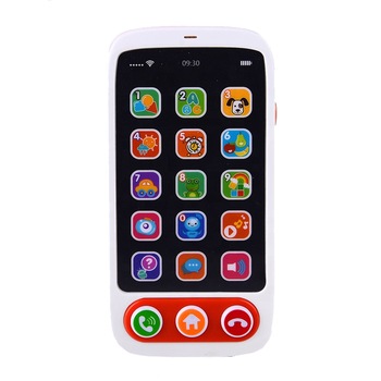 Telefon de jucarie cu touch, sunete si lumini - HE8001 Telefon de jucarie cu touch, sunete si lumini - HE8001
