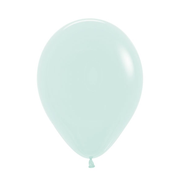 Set 100 baloane latex 30 cm macaron verde menta
