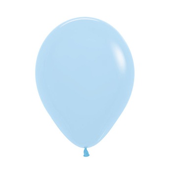 Set 100 baloane latex 30 cm macaron baby blue Set 100 baloane latex 30 cm macaron baby blue