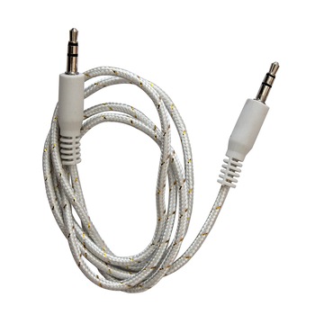 Cablu stereo Jack - Jack alb Cablu stereo Jack - Jack alb