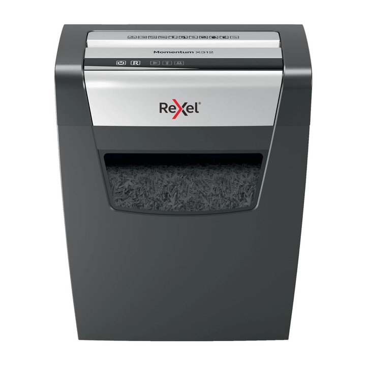 Distrugator manual documente MOMENTUM X312, 12 coli, P3, cross-cut (tip confeti) Rexel "2104572EU"