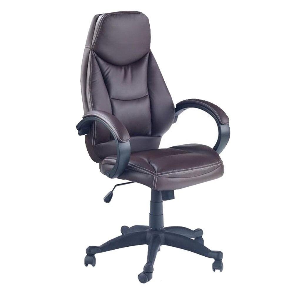 Scaun directorial piele ecologica maro AX Robert