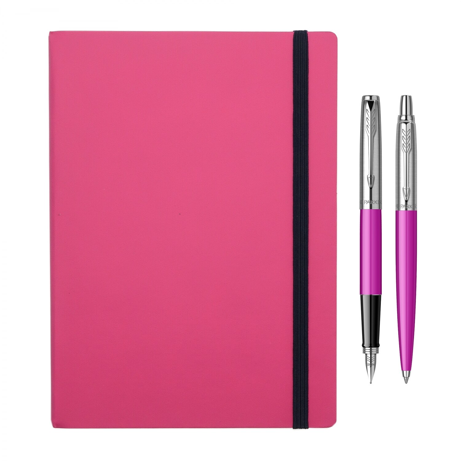 Set Parker, stilou si pix Jotter purple, cu agenda