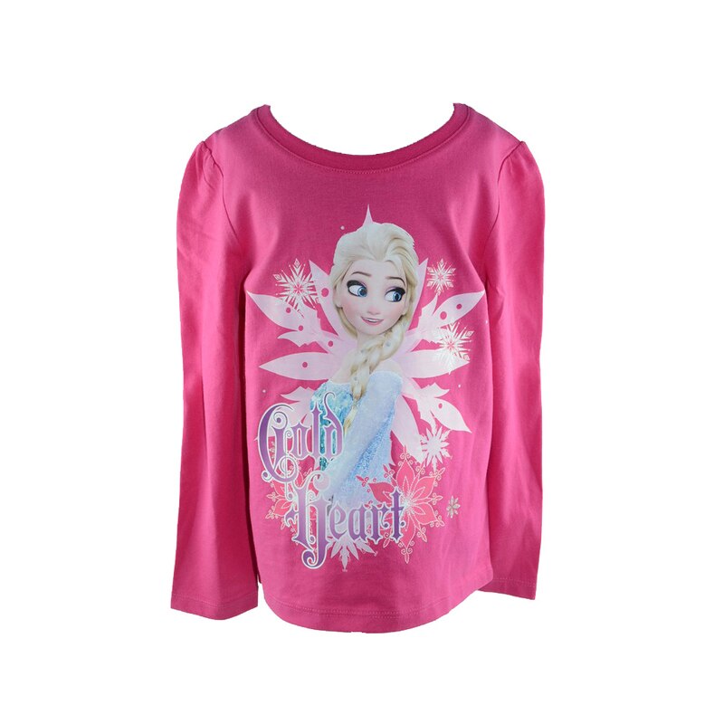 Bluza cu maneca lunga pentru fetite Frozen Sun City PH1078F, Fucsia