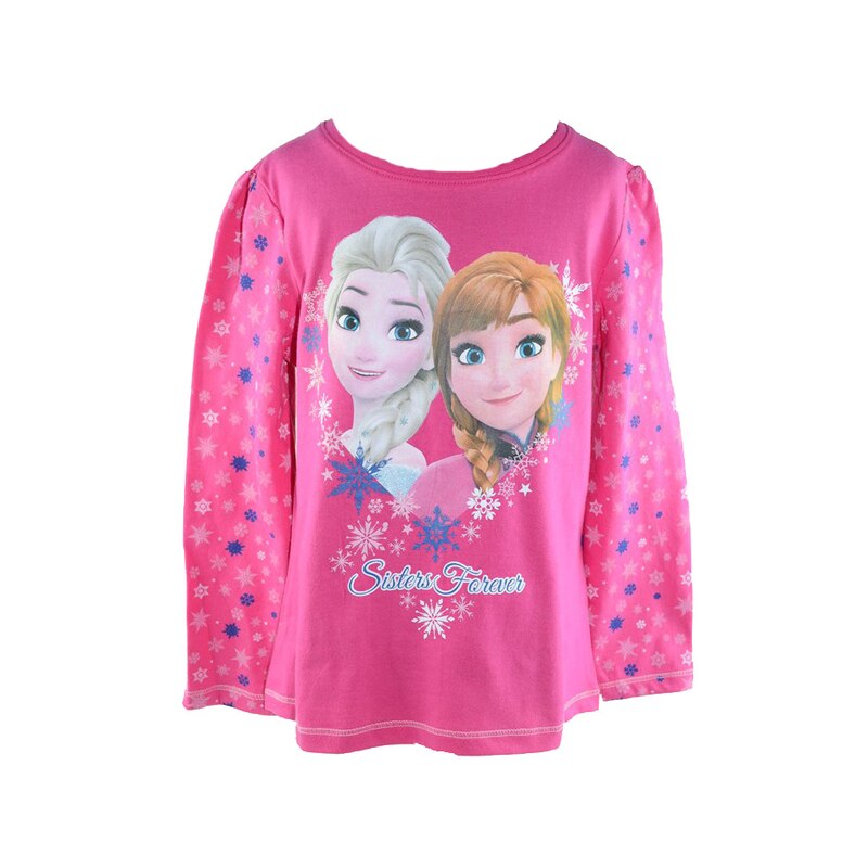 Bluza cu maneca lunga pentru fetite Frozen Sun City PH1081F, Fucsia
