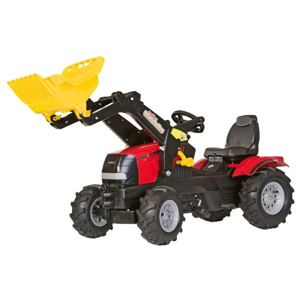 Tractor Case Puma CVX 240 PREMIUM cu pedale si incarcator frontal Rolly Toys, rosu