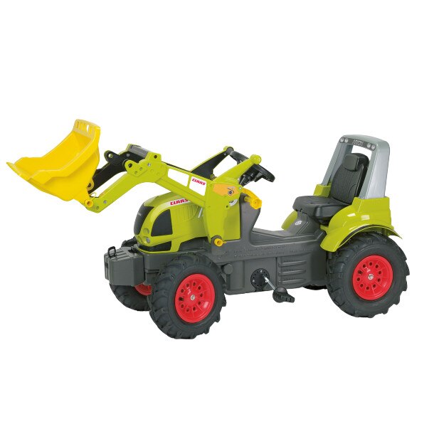 Tractor Claas Arion 640 PREMIUM cu pedale si incarcator frontal Rolly Toys, verde