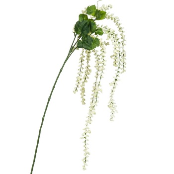 Ramura de verdeata, Zola®, care atarna cu flori albe, 110 cm Ramura de verdeata, Zola®, care atarna cu flori albe, 110 cm