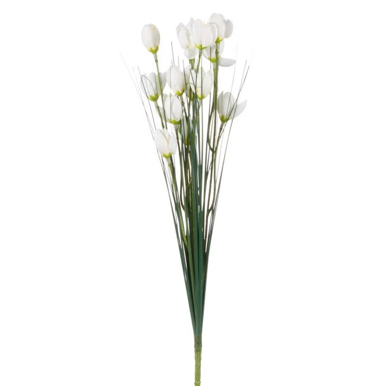 Crenguta decorativa, Zola®, cu flori albe, 42 cm