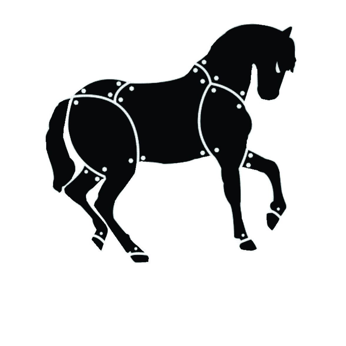 Sticker decorativ de perete calut dimensiunea 90 x90 cm