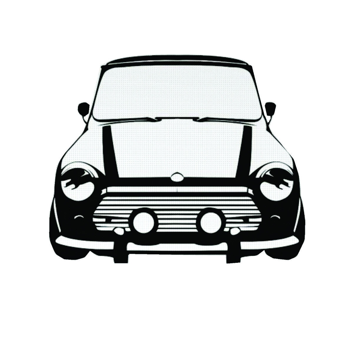 Sticker decorativ de perete masina 90x70cm