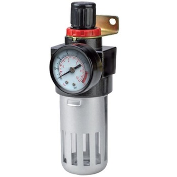 Filtru de aer cu regulator pentru compresor Strend Pro Airtool MF-2A, 1/4”, 12 bar Filtru de aer cu regulator pentru compresor Strend Pro Airtool MF-2A, 1/4”, 12 bar