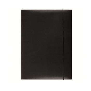 Mapa A4 cu elastic, carton 400 gr/mp, negru, Fornax Mapa A4 cu elastic, carton 400 gr/mp, negru, Fornax