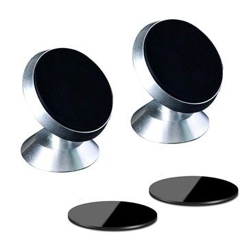 Suport magnetic pentru telefon , Argintiu Suport magnetic pentru telefon , Argintiu